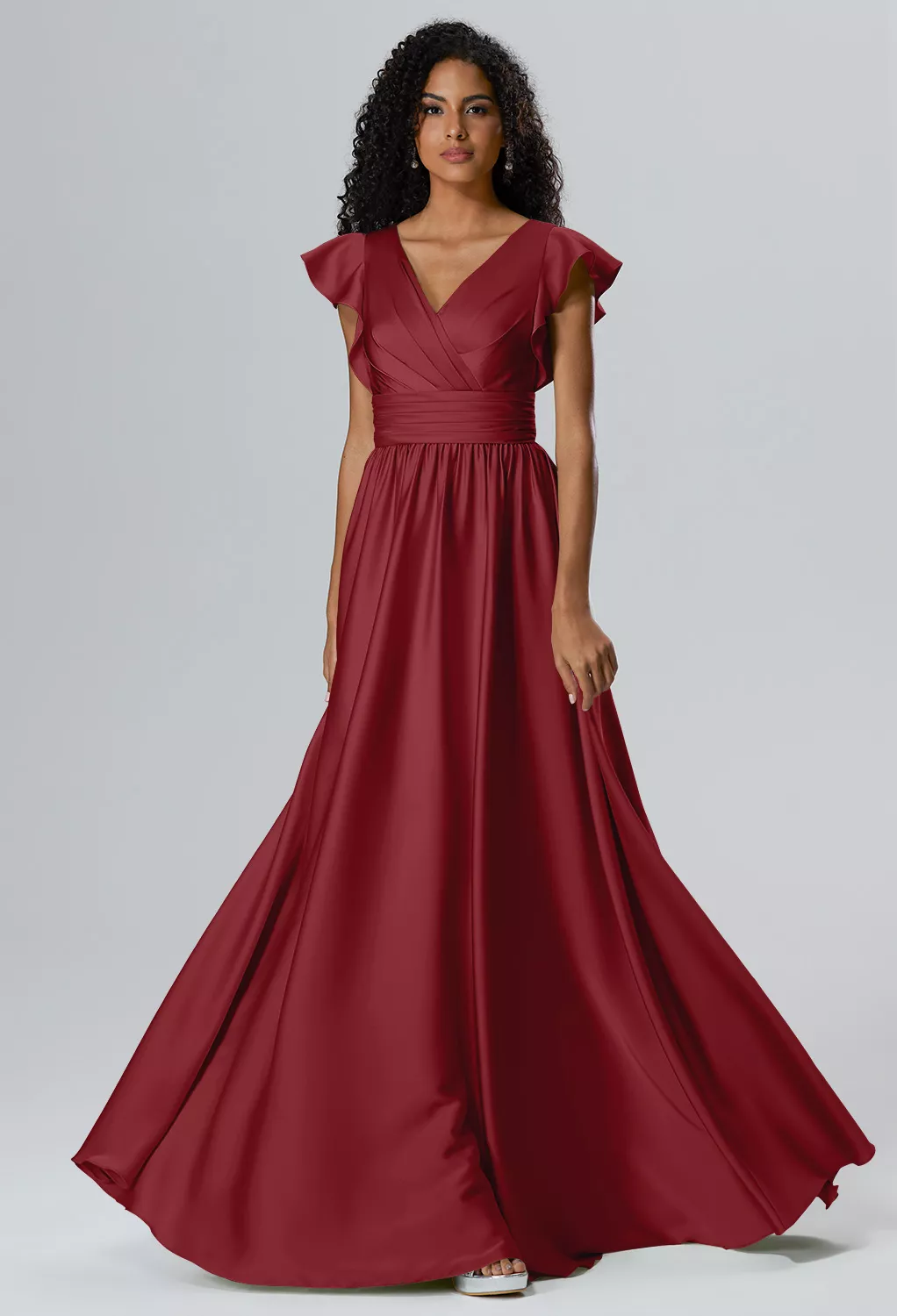 AW Willow Burgundy  Fall Wedding Guest Dresses